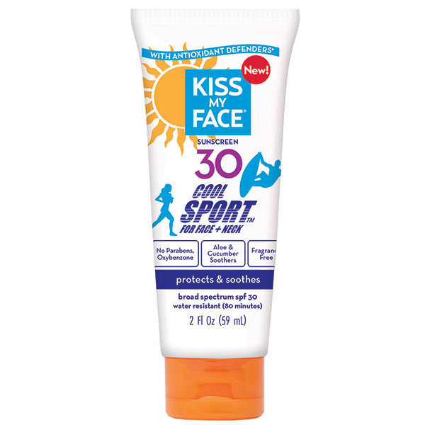 Cool Sport For My Face SPF 30 Sunscreen Lotion, Travel Size, 2 oz, Kiss My Face