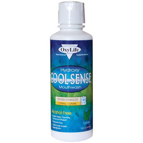 Coolsense Oxygen Mouthwash, 16 oz, Oxylife Products