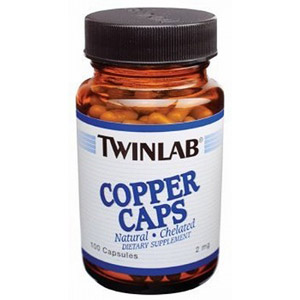 Twinlab Copper 2mg 100 caps from Twinlab