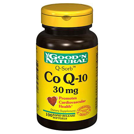 Good 'N Natural CoQ-10 30 mg, 100 Softgels, Good 'N Natural