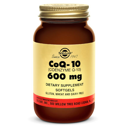 CoQ-10 600 mg (Coenzyme Q-10), 30 Softgels, Solgar CoQ10