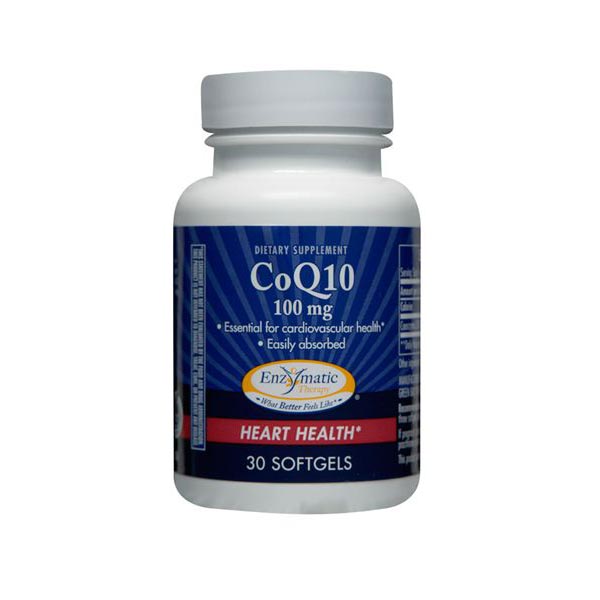 Enzymatic Therapy CoQ10 100 mg, 30 Softgels, Enzymatic Therapy