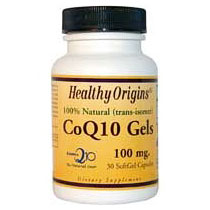 CoQ10 100 mg, 30 SoftGels, Healthy Origins