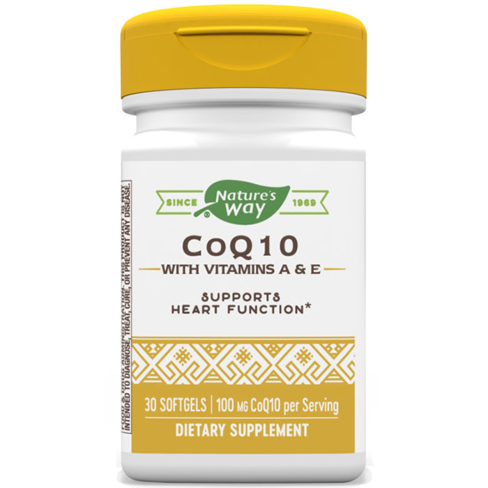 CoQ10 100mg, CoQsol Coenzyme-Q10 30 softgels from Natures Way