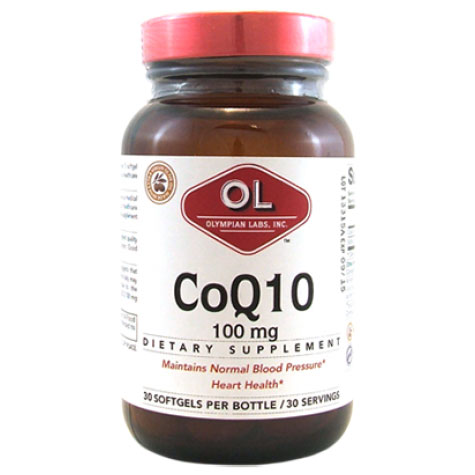 CoQ10 100 mg, 30 Softgels, Olympian Labs
