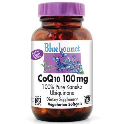 CoQ10 100 mg, 60 Vegetarian Softgels, Bluebonnet Nutrition