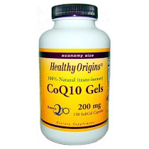 CoQ10 200 mg, 150 SoftGels, Healthy Origins
