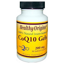 CoQ10 200 mg, 30 SoftGels, Healthy Origins