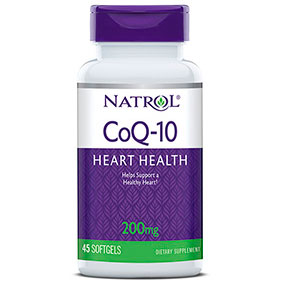 Natrol CoQ10 200 mg, 45 softgels from Natrol