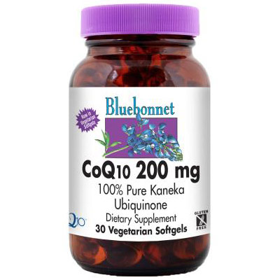CoQ10 200 mg, 30 Vegetarian Softgels, Bluebonnet Nutrition