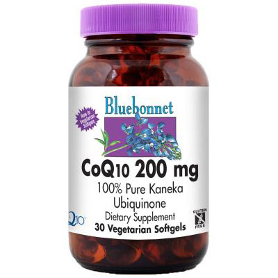 CoQ10 200 mg, 60 Vegetarian Softgels, Bluebonnet Nutrition