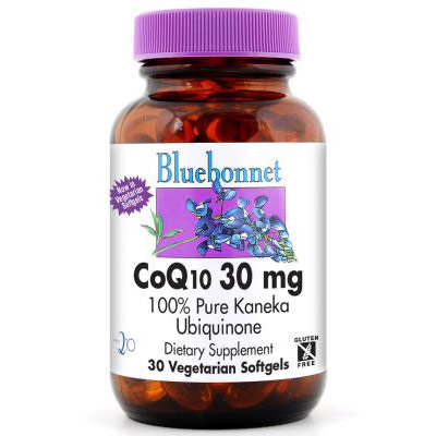 CoQ10 30 mg, 30 Vegetarian Softgels, Bluebonnet Nutrition