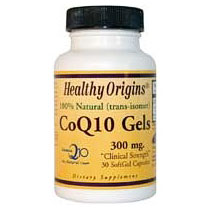 Healthy Origins CoQ10 300 mg, Clinical Strength, 30 SoftGels, Healthy Origins