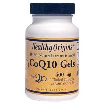 CoQ10 400 mg, Clinical Strength, 30 SoftGels, Healthy Origins