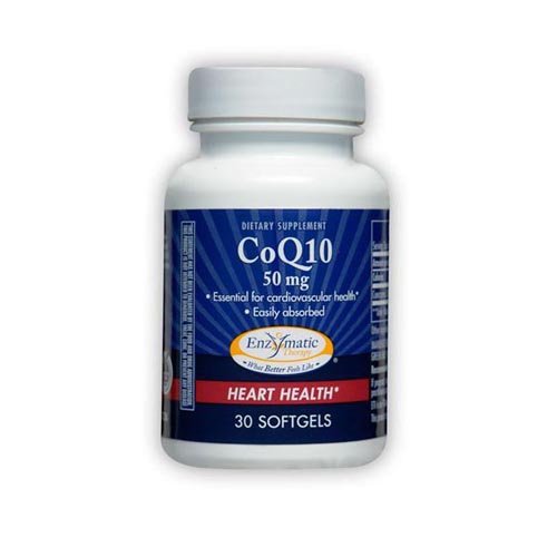Enzymatic Therapy CoQ10 50 mg, 30 Softgels, Enzymatic Therapy