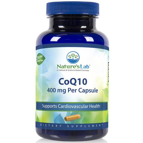 CoQ10 400 mg (Coenzyme Q10), 60 Capsules, Natures Lab