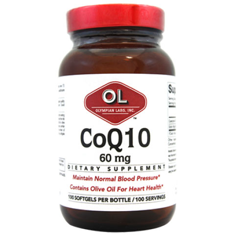 CoQ10 60 mg, 100 Softgels, Olympian Labs