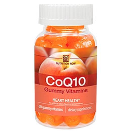 Chewable CoQ10 - Adult Gummy Vitamin, 60 Chews, Nutrition Now