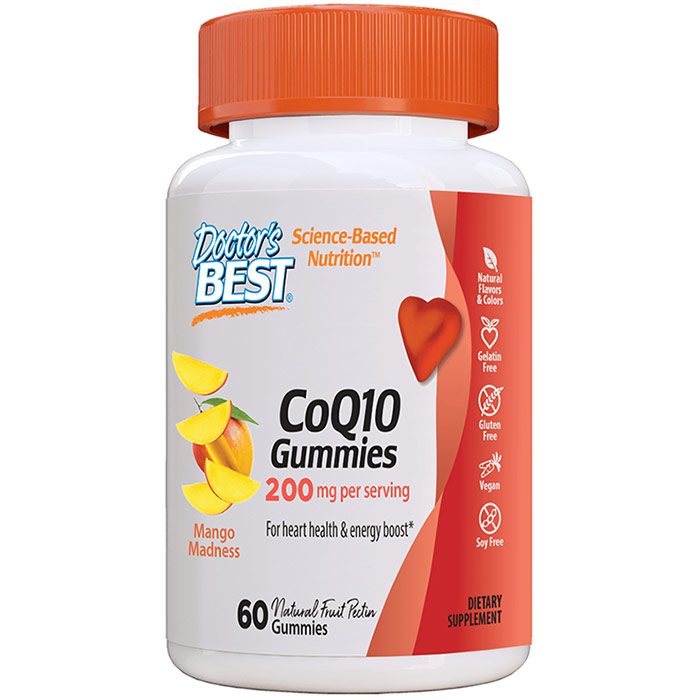 CoQ10 Gummies, Mango Madness, 60 Gummies, Doctors Best