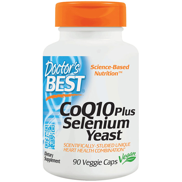 CoQ10 Plus Selenium Yeast, 90 Veggie Caps, Doctors Best