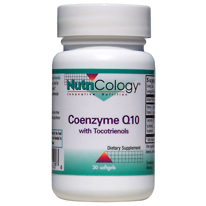 NutriCology/Allergy Research Group CoQ10 100mg with Tocotrienols 30 softgels from NutriCology