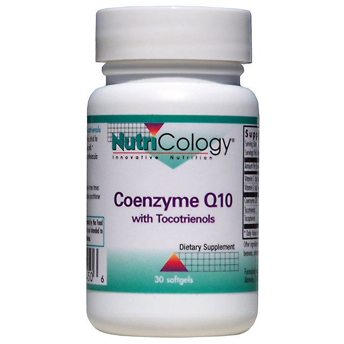 CoQ10 100mg with Tocotrienols 60 softgels from NutriCology