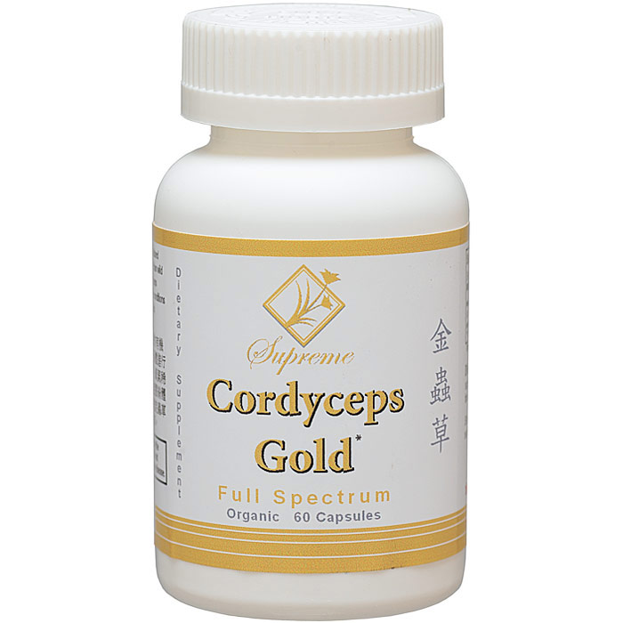 Cordyceps Gold 500 mg Full Spectrum, Organic, 60 Capsules, Grand Stone Corporation