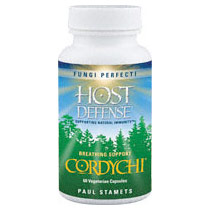 Fungi Perfecti / Host Defense CordyChi, Cordyceps & Reishi, 60 Capsules, Fungi Perfecti / Host Defense