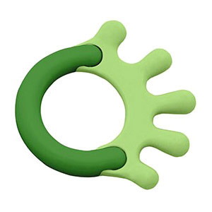 Cornstarch Hand Teether, Green, Green Sprouts Baby Products
