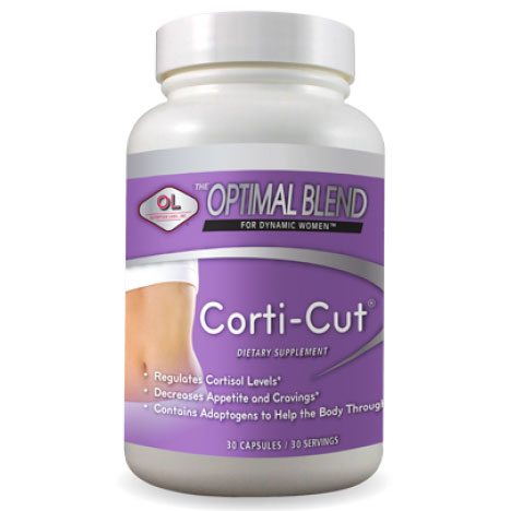 Corti-Cut, Cortisol Optimal Blend For Women, 30 Capsules, Olympian Labs