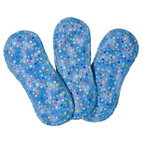 GladRags Cotton Color Pantyliner, 3 Pack, GladRags