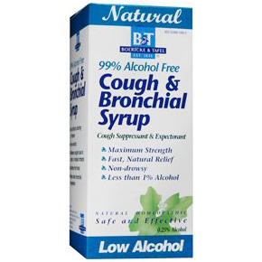 Boericke & Tafel Cough & Bronchial Syrup, 99% Alcohol Free, 8 oz, Boericke & Tafel Homeopathic