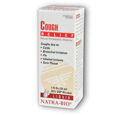 Cough Relief 1 fl oz, NatraBio (Natra-Bio)