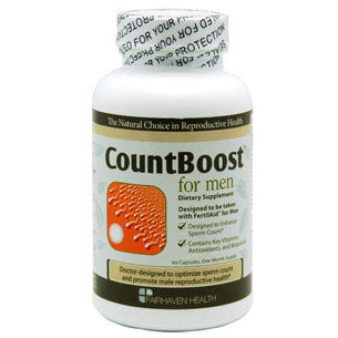 CountBoost for Men (Sperm Count Boost), 60 Capsules, Fairhaven Health