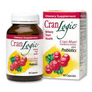 Cran-Logic, Cranberry Extract Plus Probiotics, 60 Capsules, Wakunaga Kyolic