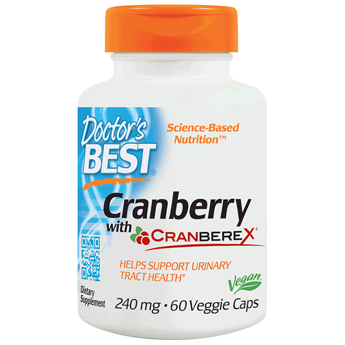 Cranberry with Cranberex, 60 Veggie Caps, Doctors Best