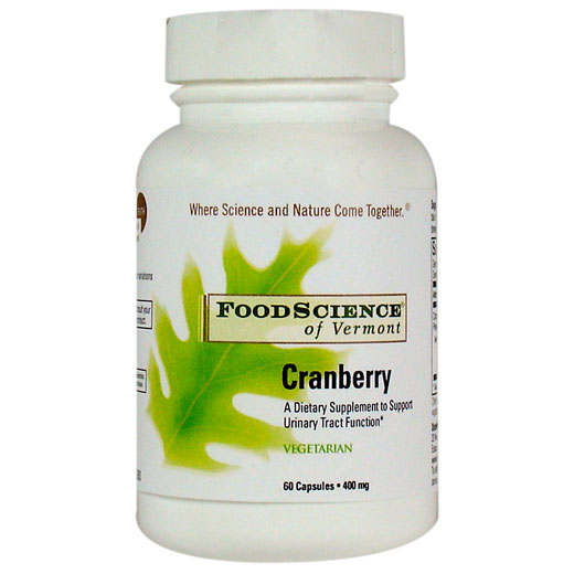 FoodScience Of Vermont Cranberry Extract 60 caps, FoodScience Of Vermont