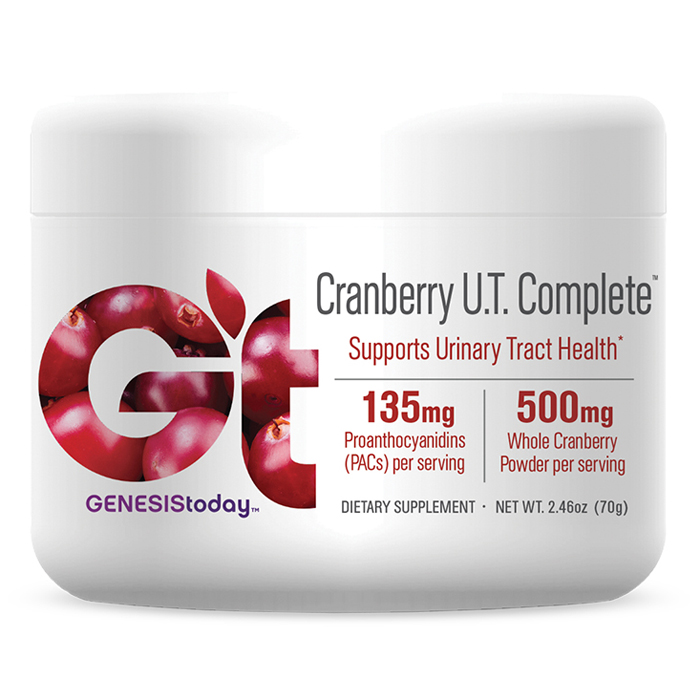 Cranberry U.T. Complete Powder Formula For Urinary Tract Health, 2.46 oz, Genesis Today