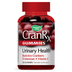 CranRx BioActive Cranberry Gummies, Urinary Health, 60 Gummies, Natures Way