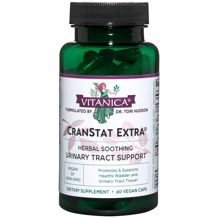 CranStat Extra, Urinary Tract Support, 60 Vegetarian Capsules, Vitanica
