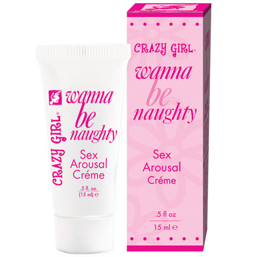 Crazy Girl Wanna Be Naughty Sex Arousal Creme, Boxed, 0.5 oz, Classic Erotica