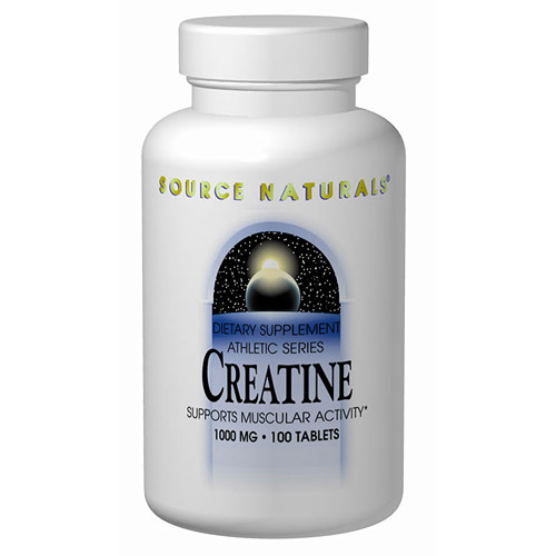 Creatine 1000mg 100 tabs from Source Naturals