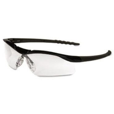 Crews Crews Dallas Wraparound Safety Glasses Black Frame (CRW DL110)