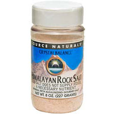 Crystal Balance Himalayan Rock Salt Fine Grind, 8 oz, Source Naturals