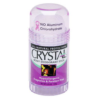 Crystal Stick Deodorant, Natural Mineral Deodorant, 4.25 oz, Crystal Body Deodorant
