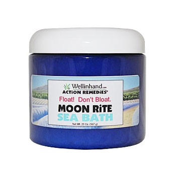 Well-In-Hand Herbal Topicals Crystal Comfort Bath Salts Moon Rite, 16 oz, Well-In-Hand