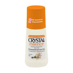 Crystal Essence Deodorant Roll-On Chamomile & Green Tea, 2.25 oz, Crystal Body Deodorant