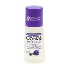 Crystal Essence Deodorant Roll-On Lavender & White Tea, 2.25 oz, Crystal Body Deodorant