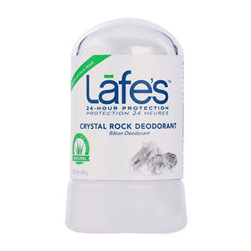 Lafes Crystal Rock Deodorant Mini Stick, 2.25 oz, Natural BodyCare