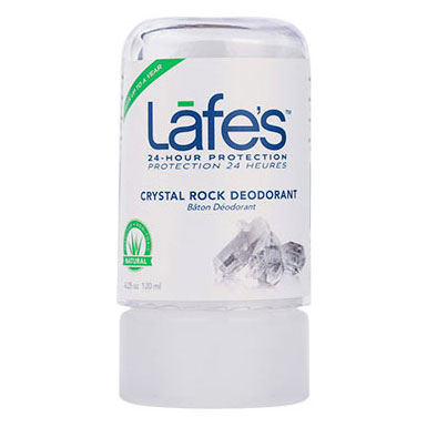 Lafes Crystal Rock Deodorant Stick, 4.25 oz, Natural BodyCare